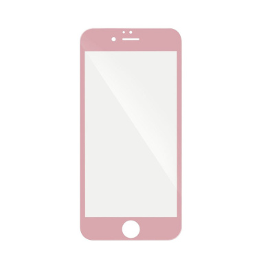 5D Full Glue 9H Tempered Glass Apple iPhone 6/6s Plus Ροζ Χρυσό