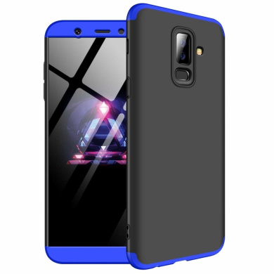 GKK 360 Full Body Protection Samsung Galaxy A6 Plus / Galaxy J8 2018 Μαύρο/Μπλε