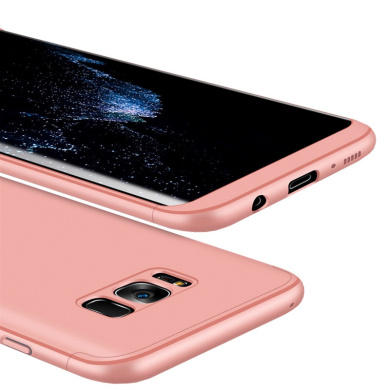 GKK 360 Full Body Protection Samsung Galaxy S8 Plus Ροζ Χρυσό