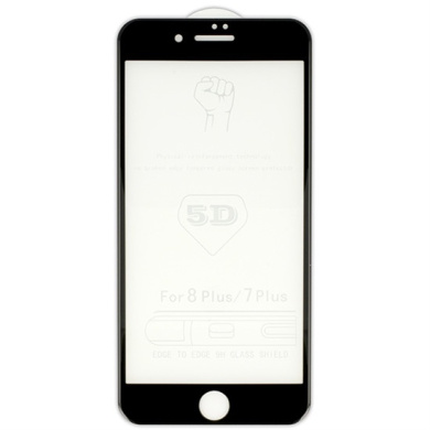 5D Full Glue 9H Tempered Glass Apple iPhone 7 Plus / iPhone 8 Plus Μαύρο