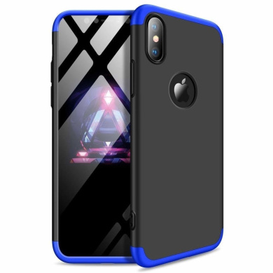 GKK 360 Full Body Protection Apple iPhone XR Μαύρο/Μπλε