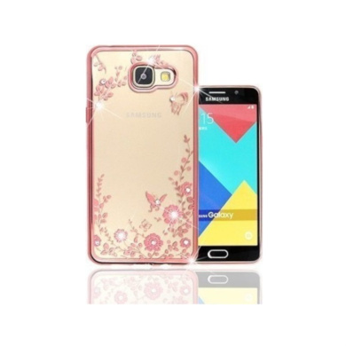 Diamond Case Samsung Galaxy A3 2016 Ροζ Χρυσό