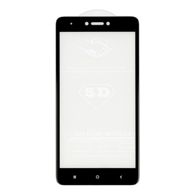 5D Full Glue 9H Tempered Glass Xiaomi Redmi 5 Μαύρο