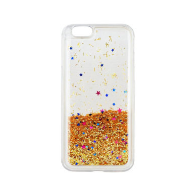 Liquid Glitter Apple iPhone 6/6s Χρυσό