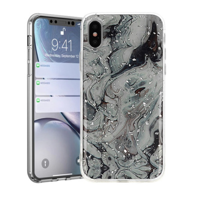 Marble Case Huawei Y6 2019 Μαύρο