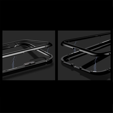 Μαγνητική Θήκη 360° Luphie Apple iPhone XS MAX Μαύρο