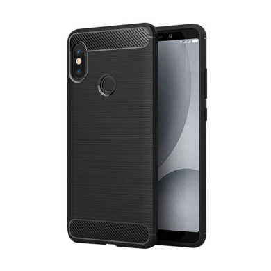Θήκη Σιλικόνης Carbon TPU Fiber Brushed Huawei P Smart 2019 / Honor 10 Lite Μαύρο