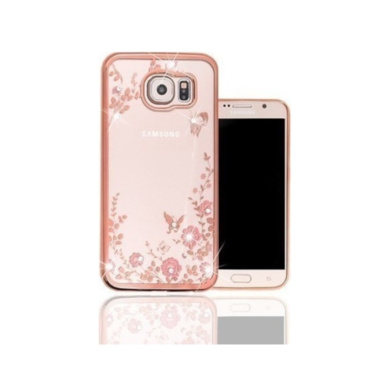 Diamond Case Samsung Galaxy S6 Ροζ Χρυσό