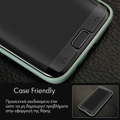 3D Full Cover Samsung 9H (Case Friendly) Galaxy S8 Plus Διάφανο