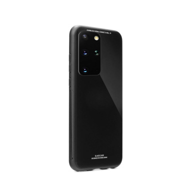 Glass Case Samsung Galaxy S20 Plus Μαύρο