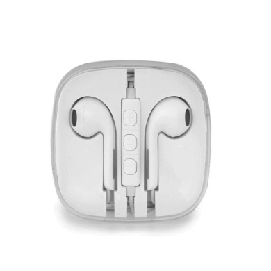 Ακουστικά με Μικρόφωνο Mega Bass 3.5mm jack Λευκό