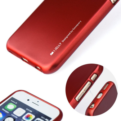 MERCURY iJelly Metal Apple iPhone 5/5s/SE Κόκκινο