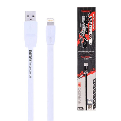 Remax USB καλώδιο Full Speed RC-001i Lightning 1m Λευκό