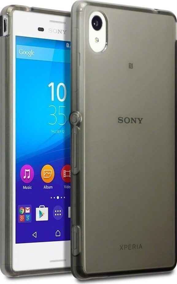 Ultra Slim 0,5mm Sony Xperia E5 Σκούρη Διαφάνεια