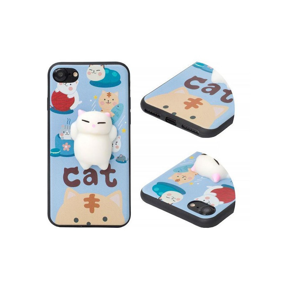 Squishy 3D Apple iPhone 7 Plus / iPhone 8 Plus Γάτες στον παράδεισο