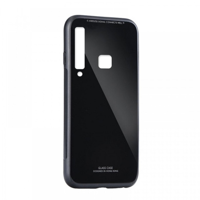 Glass Case Samsung Galaxy A9 2018 Μαύρο