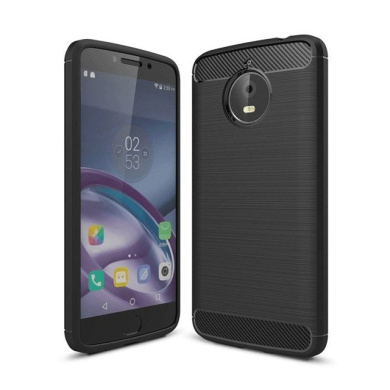 Θήκη Σιλικόνης Carbon TPU Fiber Brushed Motorola Motorola G6 Plus Μαύρο
