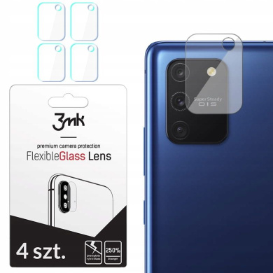 3MK FG Camera Lens Flexible Glass Film Prοtector 7H Samsung (4τμ) Galaxy S10 Lite
