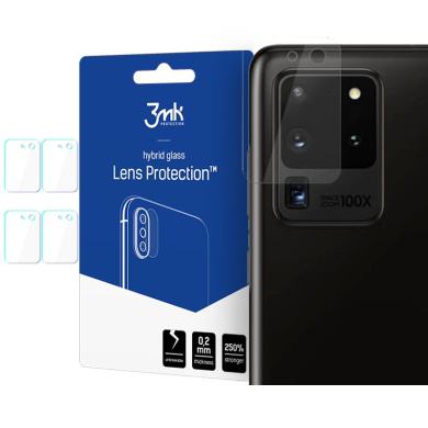 3MK FG Camera Lens Flexible Glass Film Prοtector 7H Samsung (4τμ) Galaxy S20 Ultra