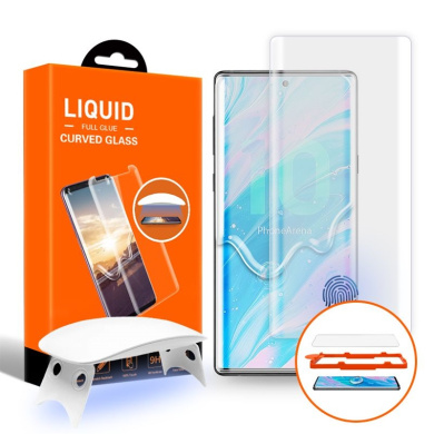 T-MAX UV Glass Samsung + Λάμπα UV Galaxy Note 10 Διάφανο