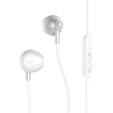 Ακουστικά REMAX Jack 3,5mm RM-711 Ασημί