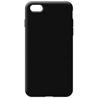 Soft Touch Silicone Apple iPhone 6/6s Μαύρο