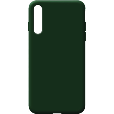 Soft Touch Silicone Samsung Galaxy A70/A70s Πράσινο Σκούρο