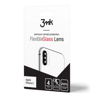 3MK FG Camera Lens Flexible Glass Film Prοtector 7H Apple (4τμ) iPhone X