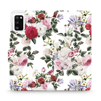 Θήκη FlipCase MobiWear Samsung Galaxy A41 Floral