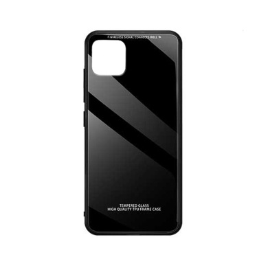 Glass Case Apple iPhone 11 Pro Max Μαύρο