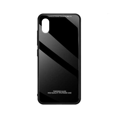 Glass Case Apple iPhone XS MAX Μαύρο
