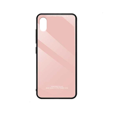 Glass Case Apple iPhone X / iPhone XS Ροζ