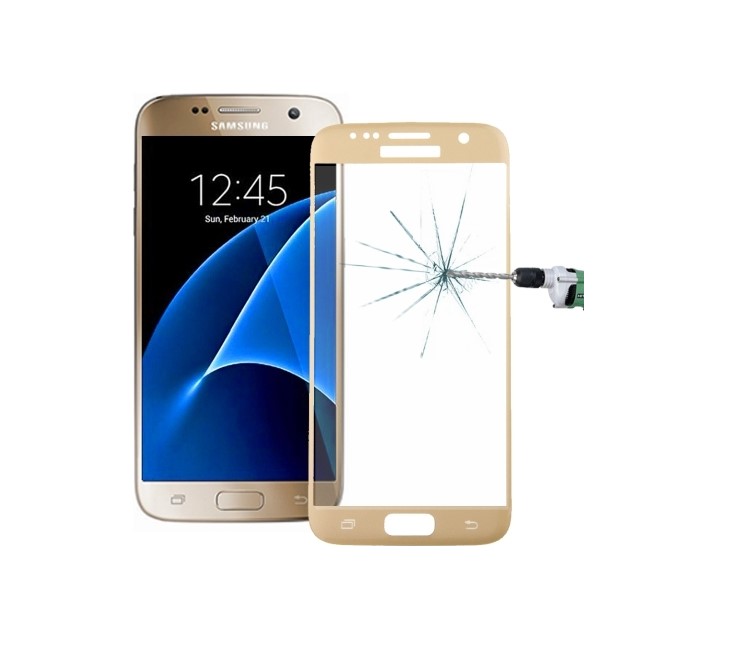 Full Cover 3D 9H Samsung Galaxy S6 edge Χρυσό
