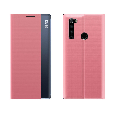 New Sleep Book Case kickstand Xiaomi Redmi Note 8T Ροζ