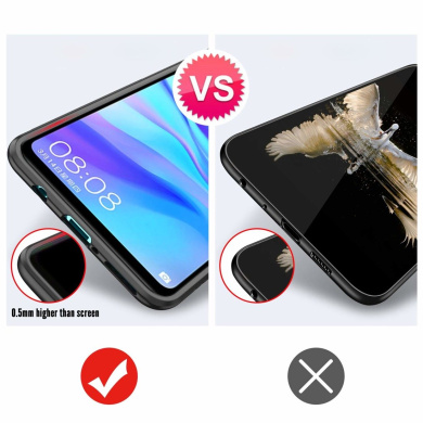 Carbon Clear Ring TPU Huawei P30 Μαύρο
