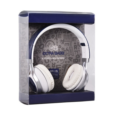 Extra Bass EP-16 Ακουστικά Κεφαλής jack 3,5mm Μπλε Σκούρο