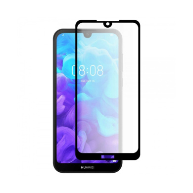 5D Full Glue 9H Glass Huawei H/Q Y5 2019 / Honor 8S Μαύρο