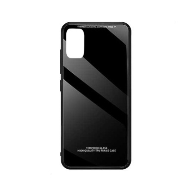 Glass Case Samsung Galaxy A41 Μαύρο