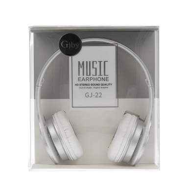 Ακουστικά Κεφαλής GJBY Extra Bass GJ-22/jack 3,5mm Λευκό