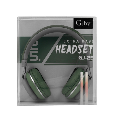 Ακουστικά Κεφαλής GJBY Extra Bass  GJ-25/jack 3,5mm Πράσινο