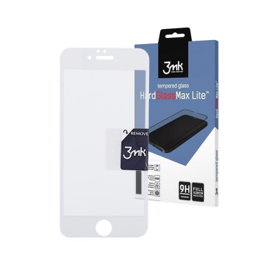 3MK HardGlass Max Lite Full Screen Apple iPhone 6/6s Λευκό