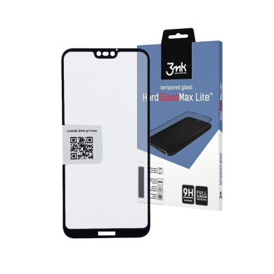 3MK HardGlass Max Lite Full Screen Huawei P20 lite Μαύρο