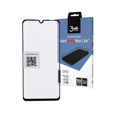 3MK HardGlass Max Lite Full Screen Huawei P30 Lite Μαύρο
