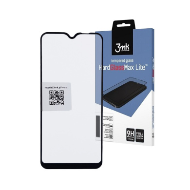 3MK HardGlass Max Lite Full Screen Samsung Galaxy A20e Μαύρο