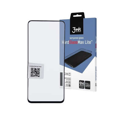 3MK HardGlass Max Lite Full Screen Xiaomi Redmi Note 9S/9 Pro Μαύρο
