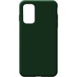 Soft Touch Silicone Samsung Galaxy S20 Plus Πράσινο Σκούρο