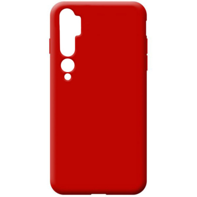 Soft Touch Silicone Xiaomi Mi Note 10 / Mi Note 10 Pro Κόκκινο