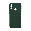 Soft Touch Silicone Huawei Y6p Πράσινο Σκούρο