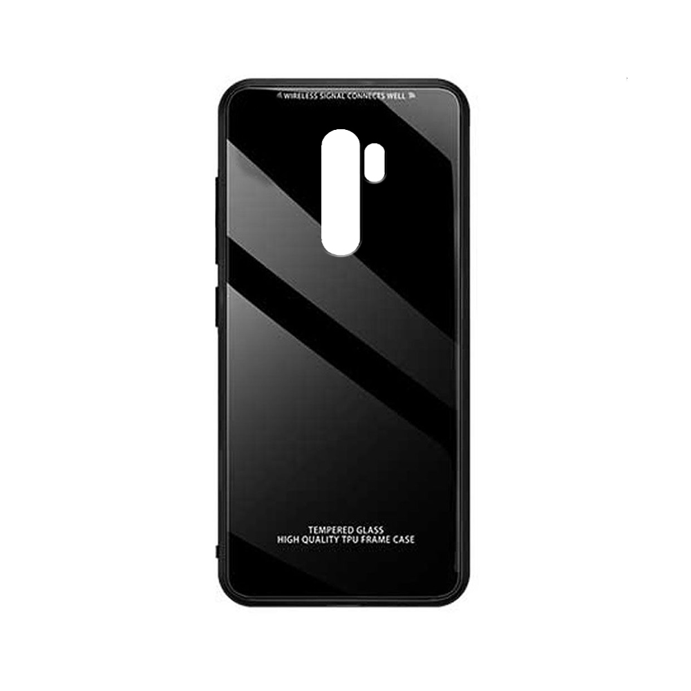 Glass Case Xiaomi Redmi 9 Μαύρο