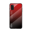 Glass Case Samsung Galaxy A41 Μαύρο / Κόκκινο